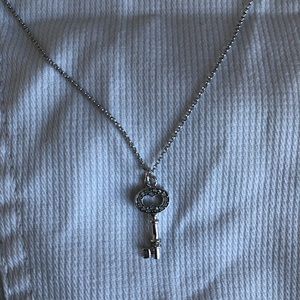 Juicy Couture Silver Key Necklace